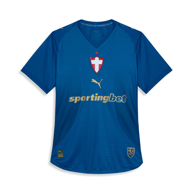 PUMA Camisa Palmeiras III Jogador Feminina Azul 788973-01