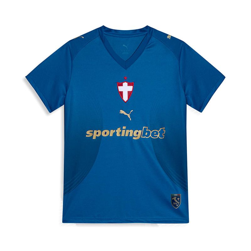 PUMA Camisa Palmeiras III Torcedor Feminina Azul 788981-01