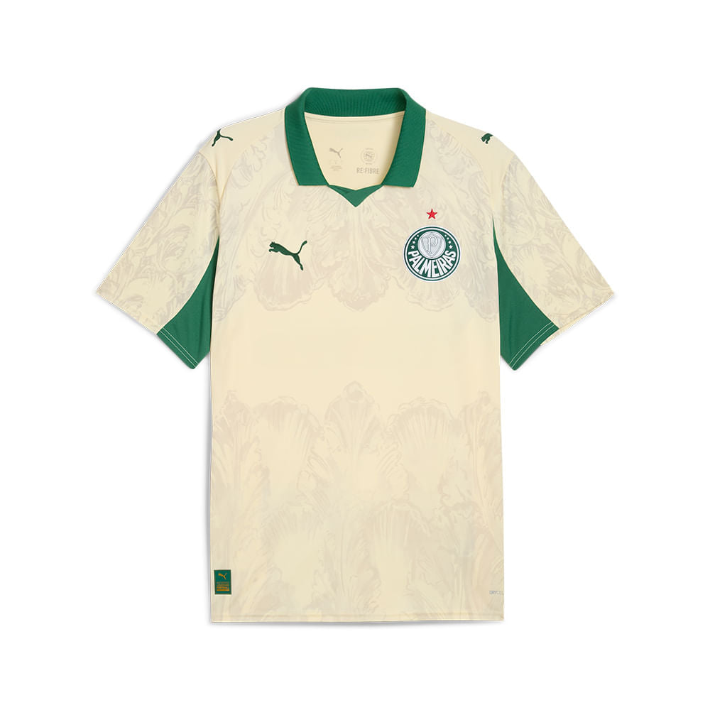 PUMA Camisa Palmeiras x KidSuper Infantil Torcedor 25/26 Amarela 78114811