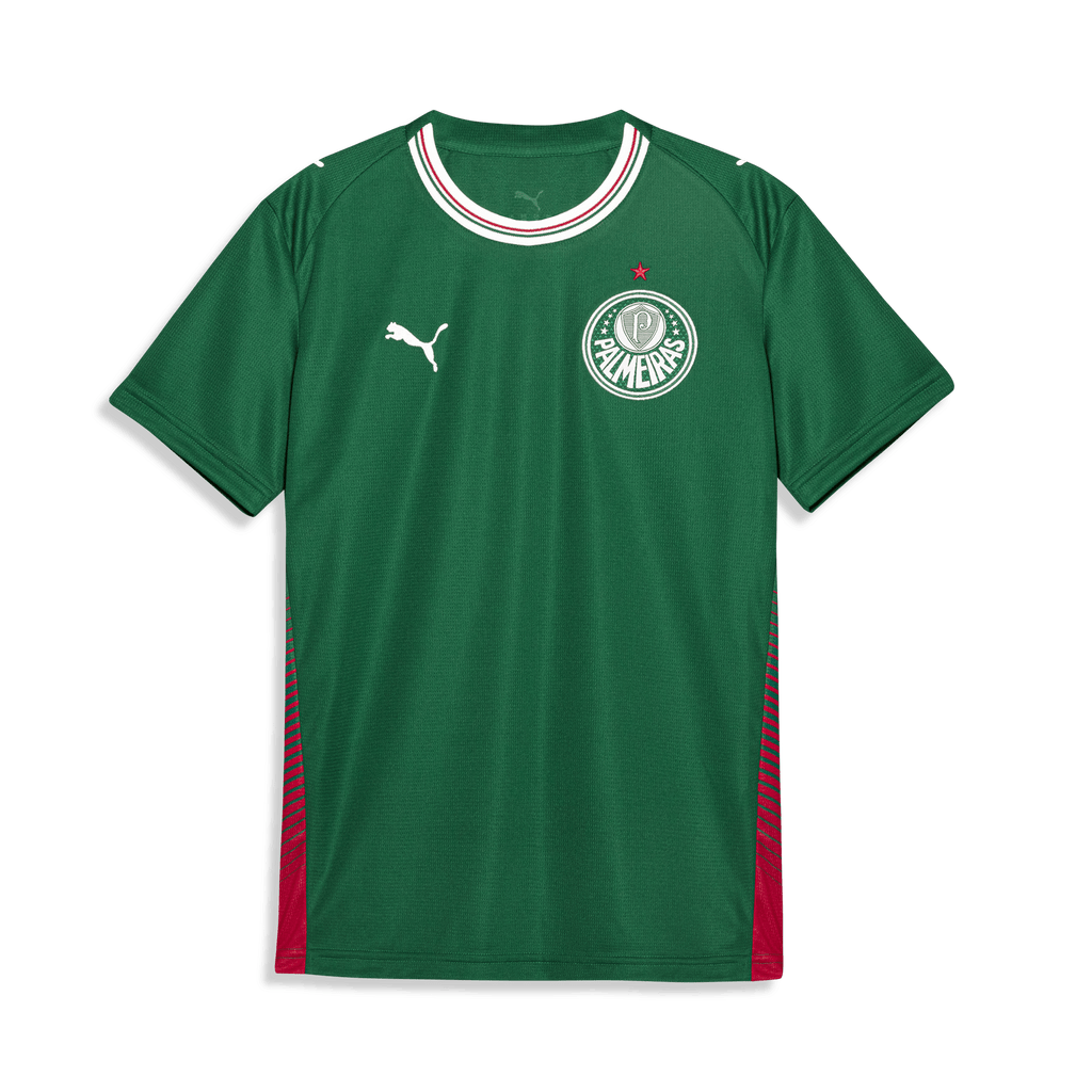 PUMA Camisa I Palmeiras Infantil Torcedor Verde 787224-01