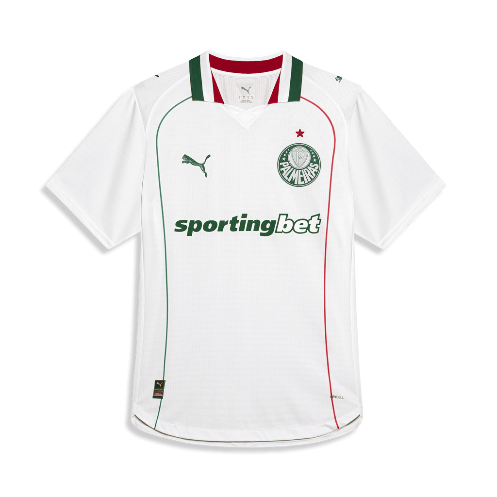 PUMA Camisa II Palmeiras Masculina 26/27 Jogador Branca 787249-01