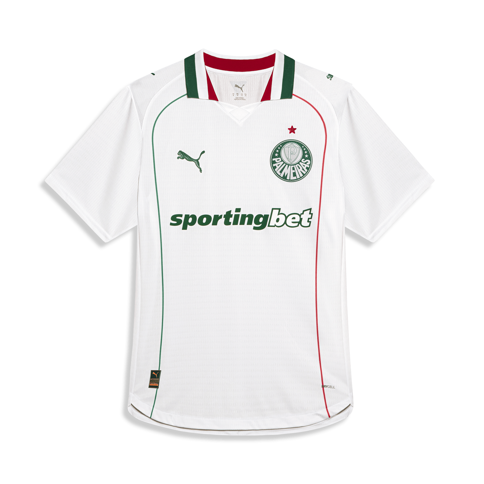 PUMA Camisa II Palmeiras Masculina 26/27 Jogador Branca 787249-01