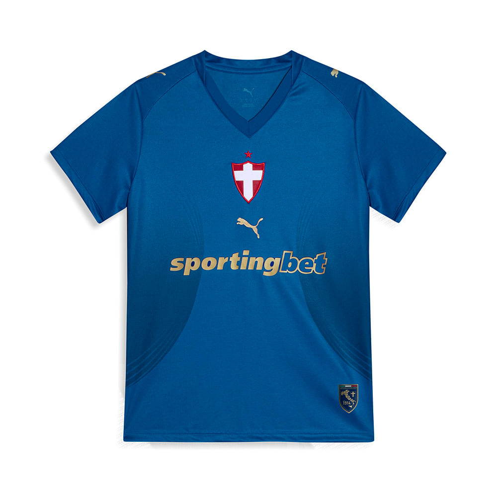 PUMA Camisa Palmeiras III Feminina Azul 788981-01